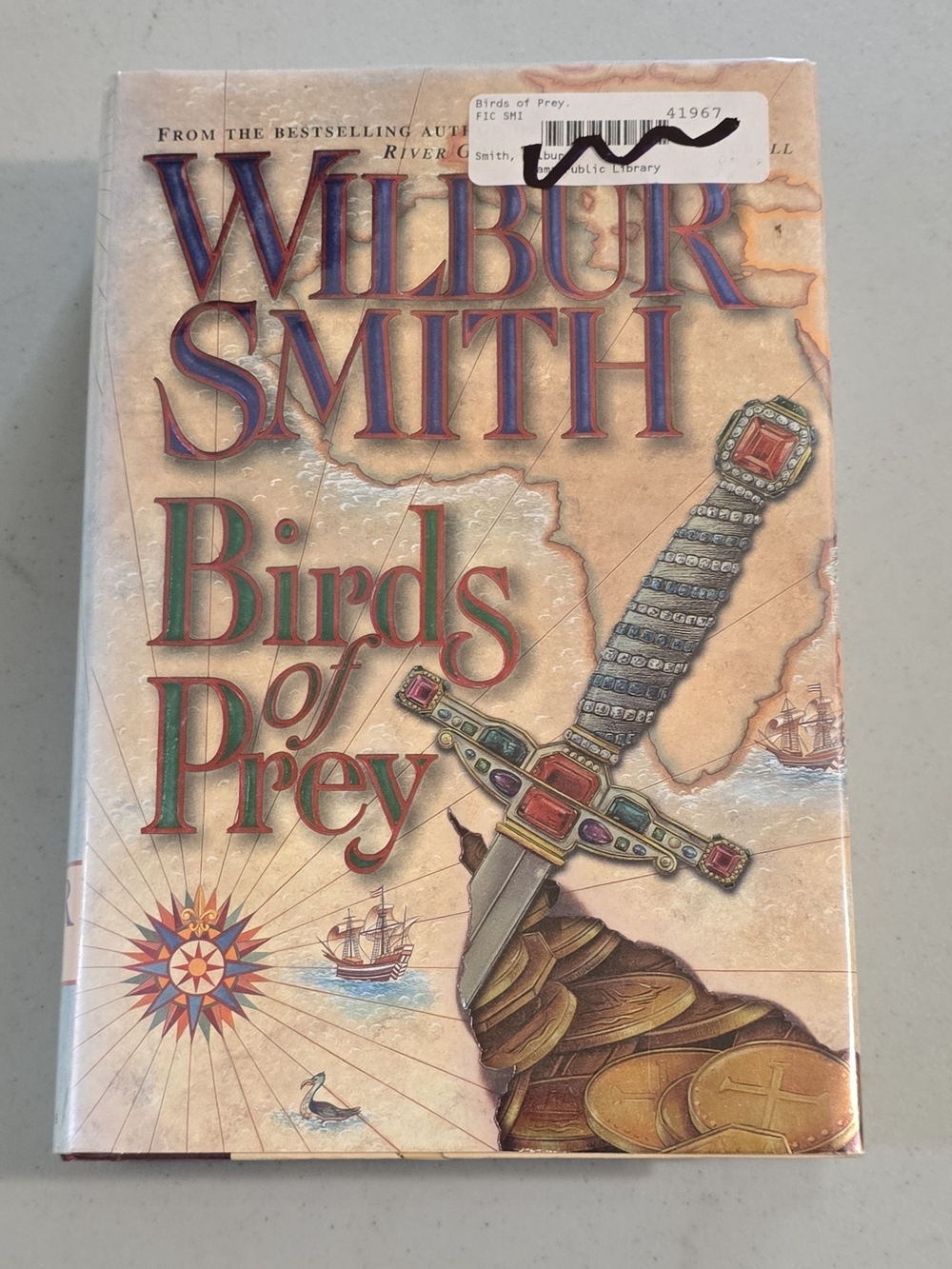 Wilbur Smith Birds of Prey Hardcover Book - Beige Cover Fiction